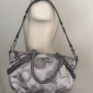 Coach Madison Dotted Satchel Shoulder Bag